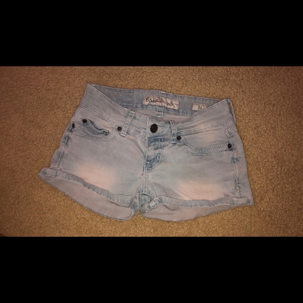 Denim shorts